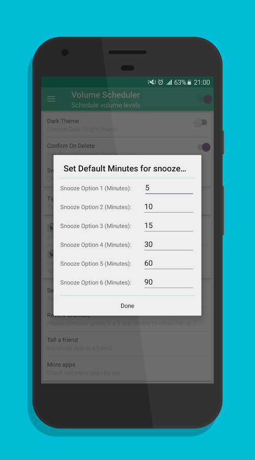 Volume Scheduler