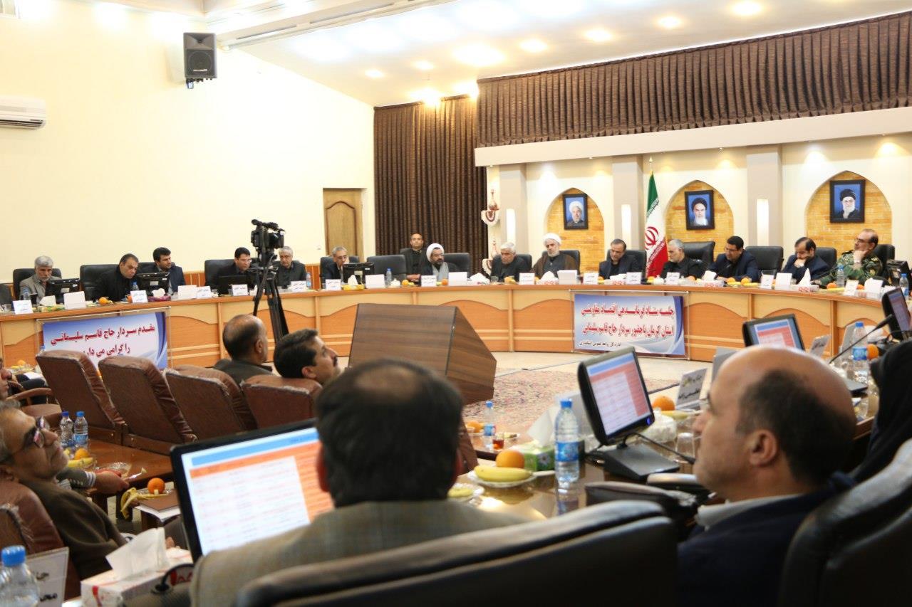 برگزاری جلسه ستاد فرماندهی اقتصاد مقاومتی کرمان با حضور سردار سلیمانی