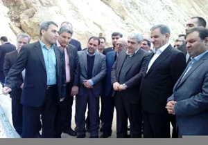 بازدید جهانگیری از جاده ملی درحال ساخت پاتاوه - دهدشت