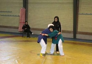 بانوی قزوینی در اردوی تیم ملی کشتی