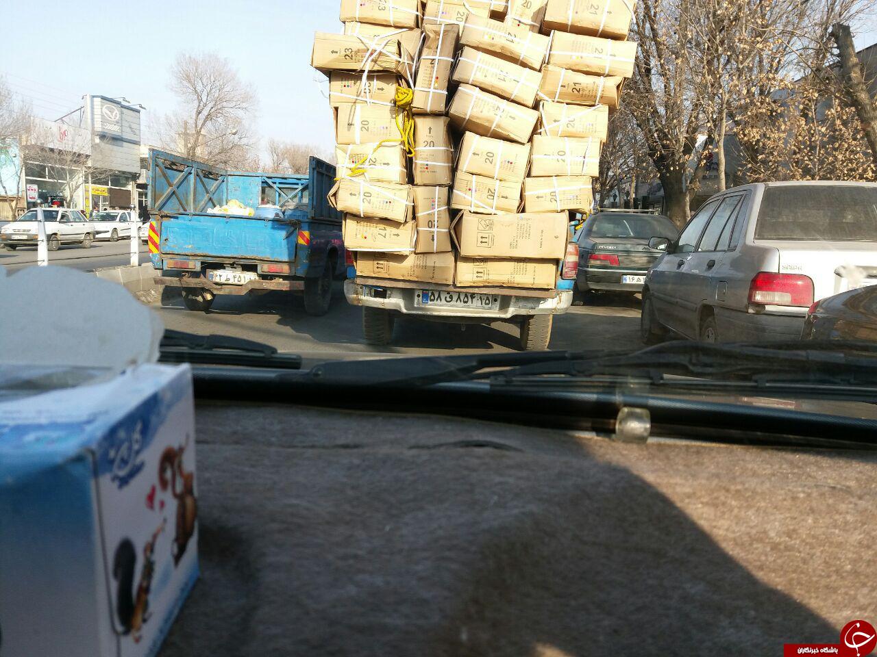 بار غول&zwnj;آسای نیسان آبی + تصاویر
