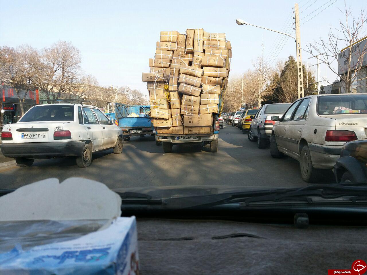 بار غول&zwnj;آسای نیسان آبی + تصاویر