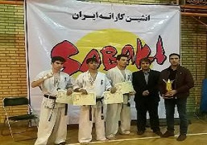 درخشش کاراته کاران اردبیل در مسابقات انشین کاراته ایران