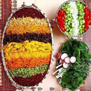 تزئین غذا و سفره آرایی ویژه ایام نوروز 96