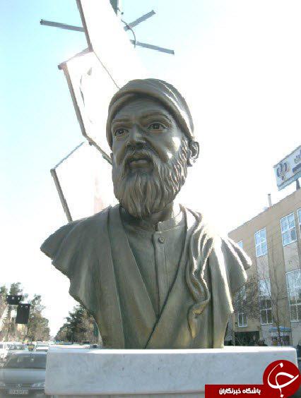 رونمایی و نصب مجسمه محتشم کاشانی + فیلم و تصاویر