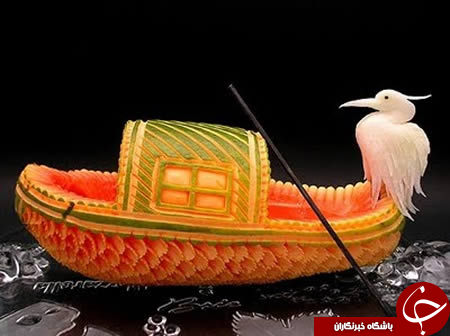 عکس هایی فوق العاده زیبا از هنرنمایی با میوه ها