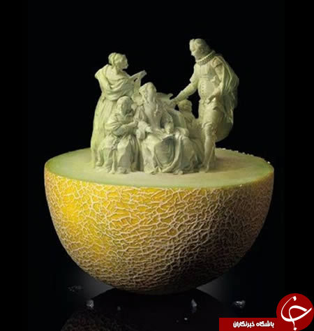 عکس هایی فوق العاده زیبا از هنرنمایی با میوه ها