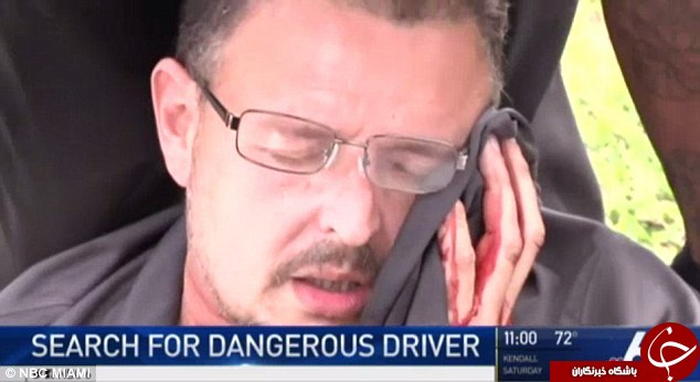 لحظه&zwnj;ای که به راننده شلیک شد +تصاویر