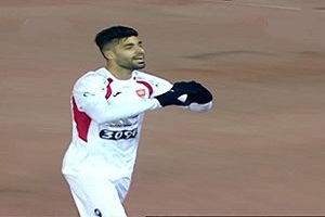 گل دوم پرسپولیس به نفت + فیلم