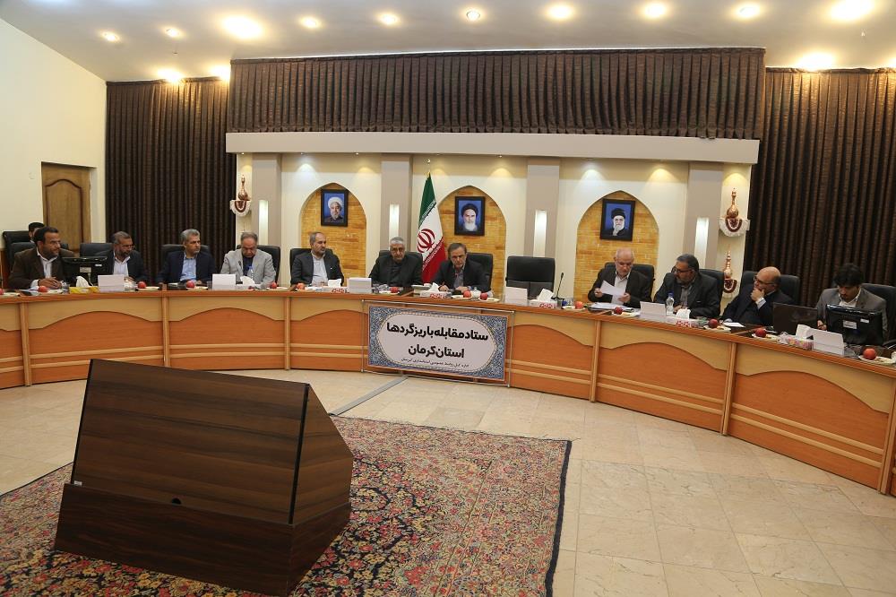 گرد و غبار محلی جزء پیکره استان کرمان