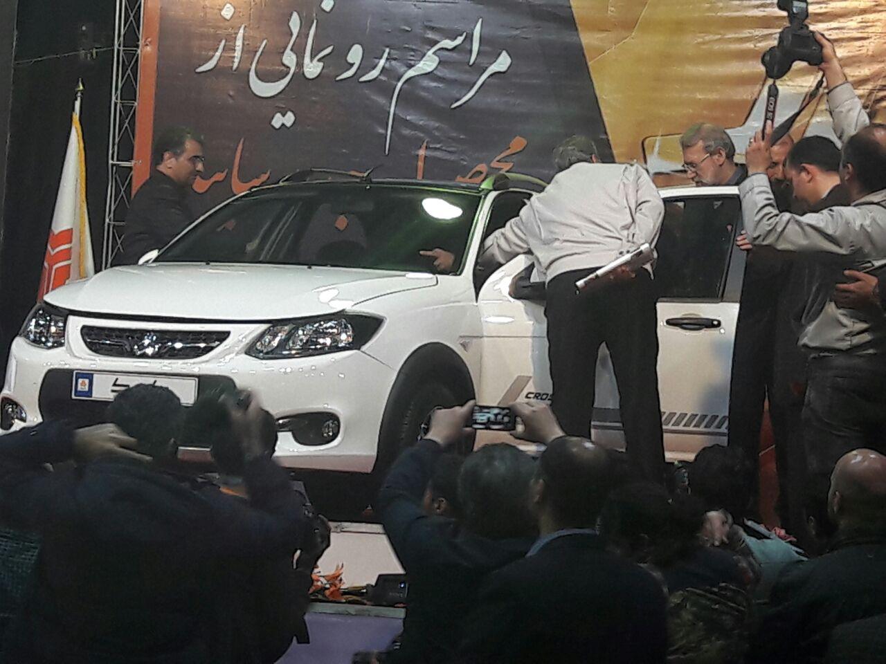 خودروی کوییک سایپا با حضور لاریجانی رونمایی شد