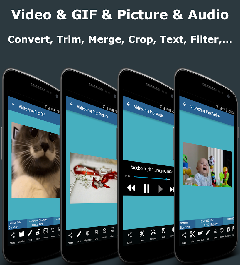 دانلود Video2me Pro برای اندروید ؛ نرم افزار عالی ساخت GIF در گوشی