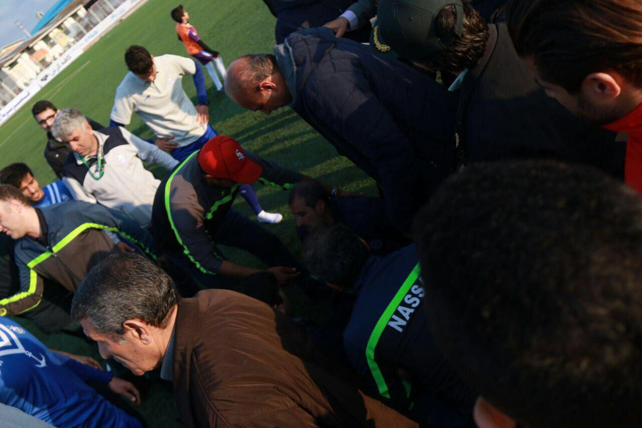 سرمربی ملوان بیهوش شد