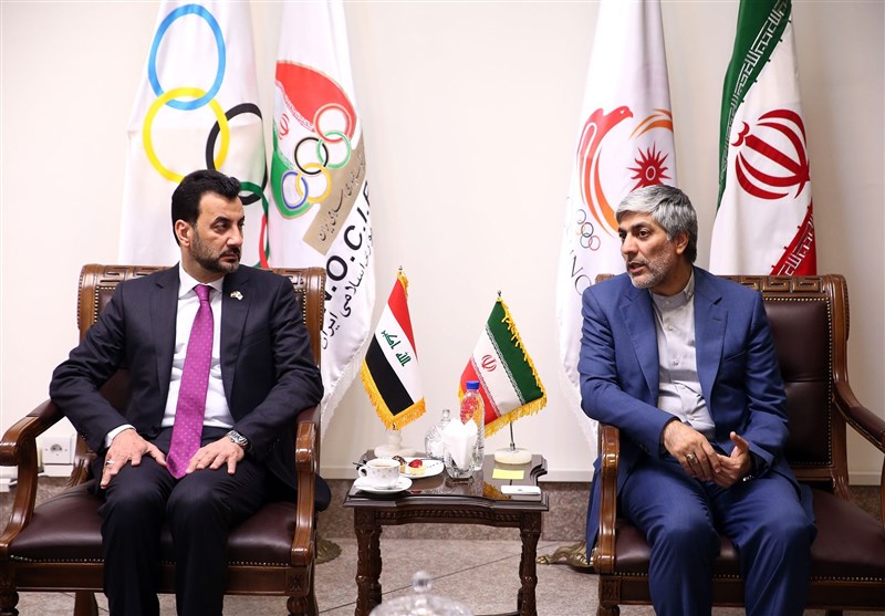 دیدار هاشمی با وزیر ورزش و جوانان عراق