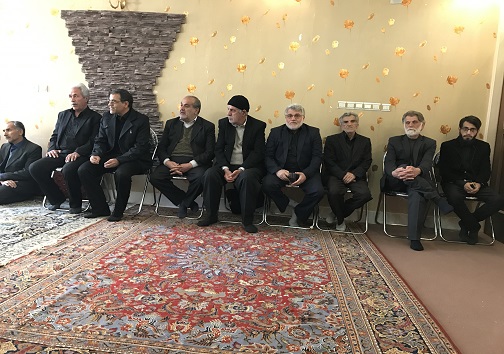 دیدار مدیرکل صداو سیما استان کرمانشاه باخانواده احمد عزیزی