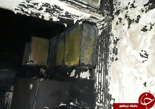 آتش&zwnj;سوزی یک واحد مسکونی
