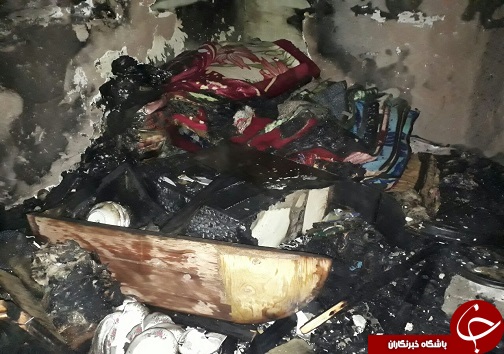 آتش&zwnj;سوزی یک واحد مسکونی
