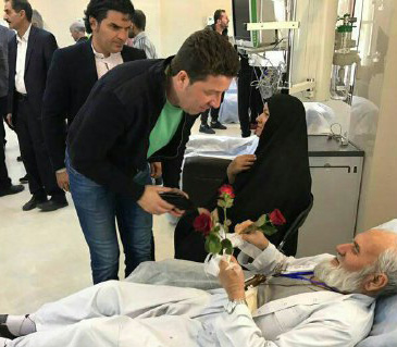 عیادت پیشکسوتان پرسپولیس از بیماران سرطانی