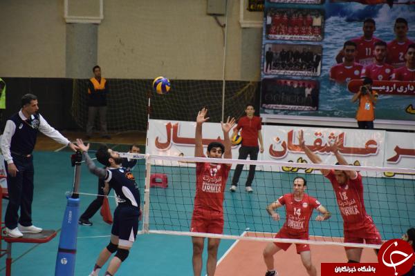 شکست تیم والیبال شهرداری ارومیه ۳ مقابل سایپا تهران+ تصاویر