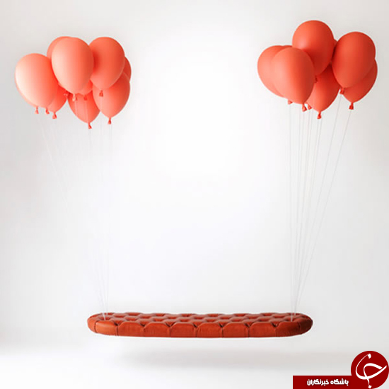اشیای معلق با بادکنک +تصاویر