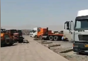 گلایه از نبود امکانات در پایانه ترانزیتی بندرعباس + فیلم