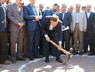 مراسم کلنگ زنی مجموعه ورزشی بانوان در گناباد