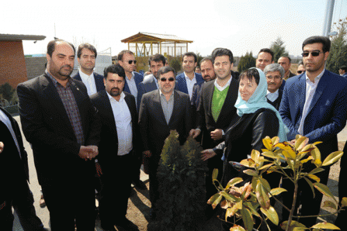 کاشت نهال دوستی بدست سفیر هلند