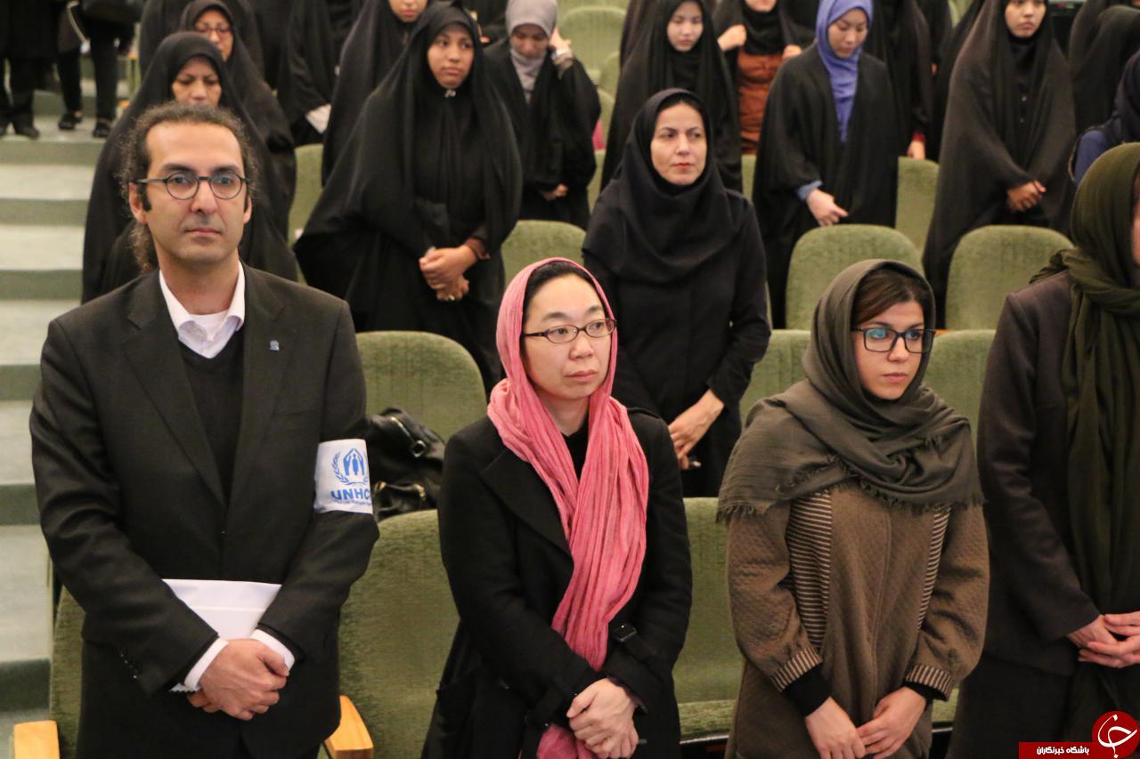 گزارش تصویری از اختتامیه طرح تقویت خانواده سالم و پیشگیری از خشونت های خانگی در جامعه پناهندگان افغان در ایران در دانشگاه مفید استان قم