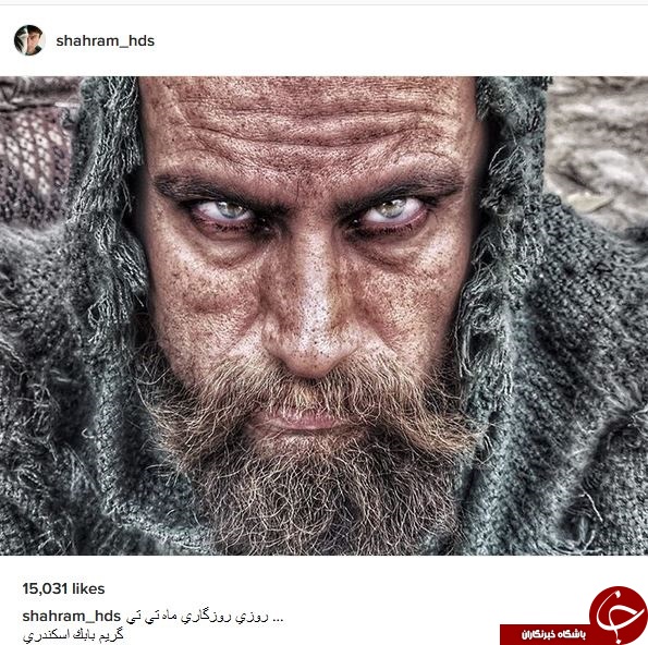 گریم عجیب شهرام حقیقت دوست در &laquo;ماه تی تی&raquo; + تصاویر