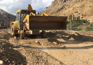 بازگشایی محور اشکنان به روستای زین الدین