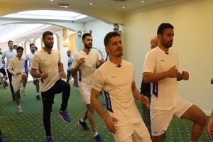 تمرین سبک شاگردان منصوریان در امارات برگزار شد