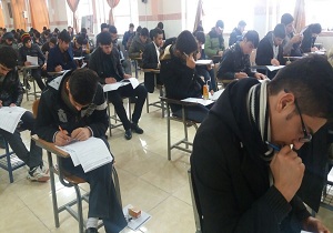 رقابت علمی دانش آموزان در تاکستان