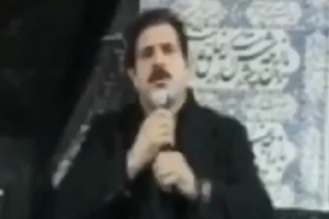 عباس جدیدی روضه خوان هم شد+فیلم