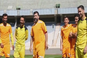 چالش پنالتی با حالت سرگیجه ستارگان فوتبال ایران + فیلم