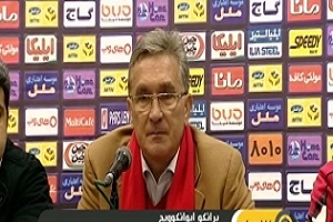 نشست خبری مربیان بعد از بازی پرسپولیس - استقلال خوزستان + فیلم