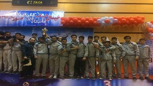 تیم گاز زنجان برسکوی سوم لیگ آینده سازان