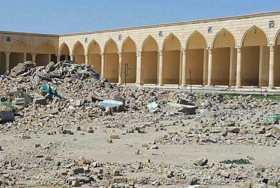 بسیج مردمی عراق، مقام حضرت عباس (ع) را از چنگ داعش آزاد کرد+تصاویر