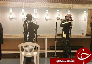 گردن آویز برنز مسابقات کشوری بر گردن نماینده خراسان جنوبی