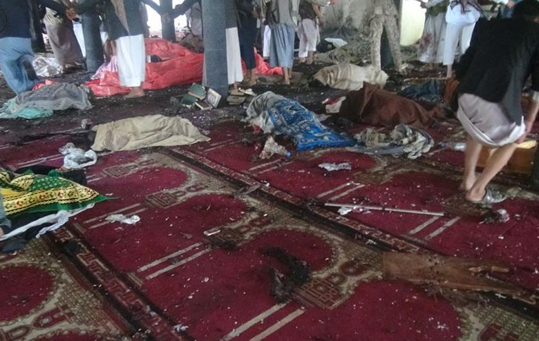 کشته و زخمی شدن 27 نمازگزار در مسجدی در یمن