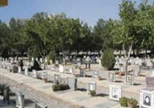 ​ورودی باغ رضوان با دیوار سبز تزئین شد