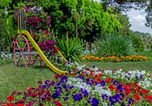 نصب 375 المان حجمی گل در شهر اصفهان