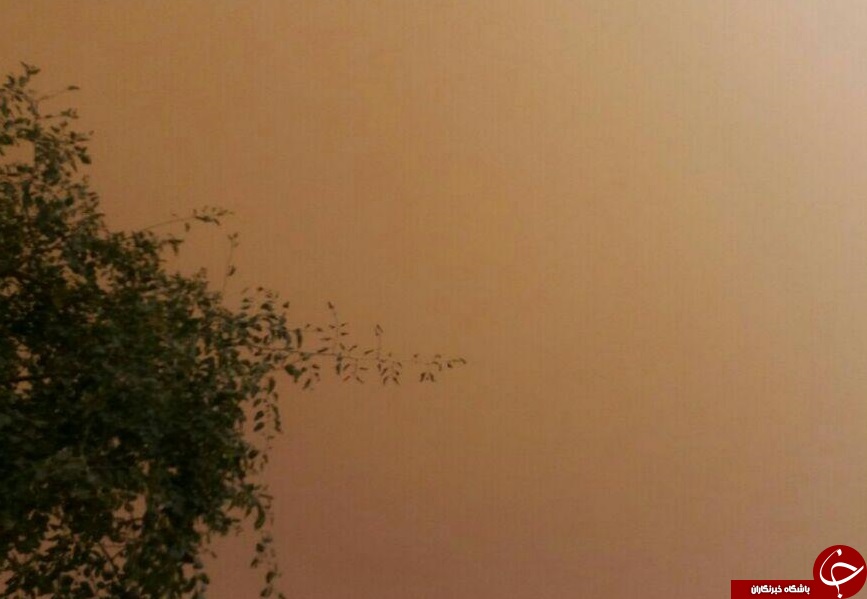 آسمان گل آلود دهلران + تصاویر