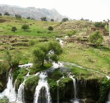 آبشار آرپناه، یکی از زیباترین مکان های طبیعت گردی در خوزستان