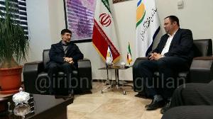 دیدار مدیرکل و معاونان صداوسیمای گیلان با مدیر عامل و معاونان منطقه ی آزاد