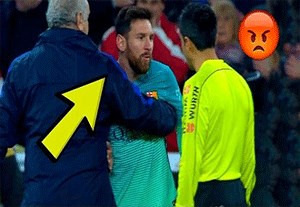 لحظات عصبانیت لیونل مسی علیه داوران + فیلم