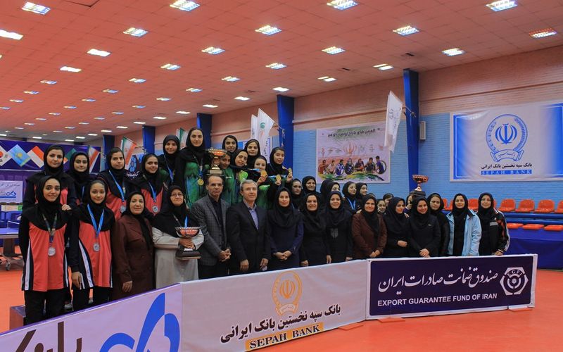 نایب قهرمانی دختران تنیسور کرمانی در لیگ برتر
