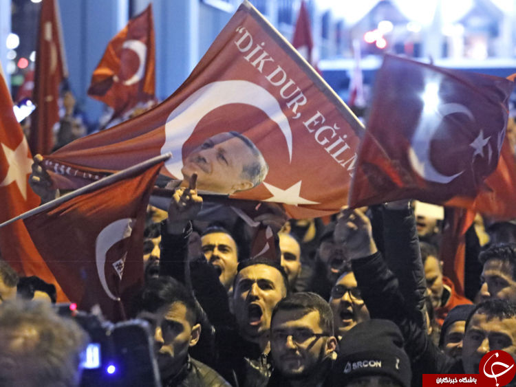 پلیس هلند تظاهرات حامیان اردوغان را سرکوب کرد