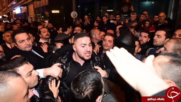 پلیس هلند تظاهرات حامیان اردوغان را سرکوب کرد + تصاویر