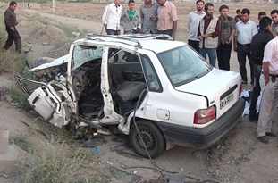 برخورد مرگ بار سه خودرو در جاده تبریز- ارومیه