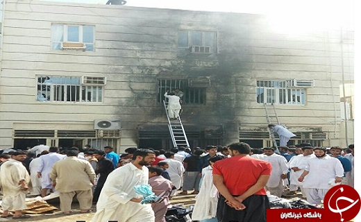 آتش سوزی در پاساژ مرکزی کنارک + تصاویر